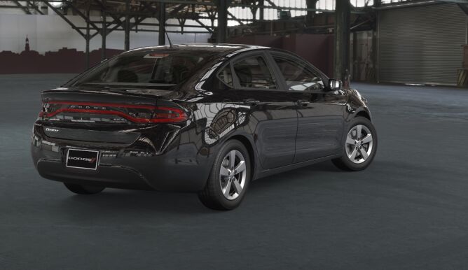 2016 Dodge Dart SXT Exterior Rear Black